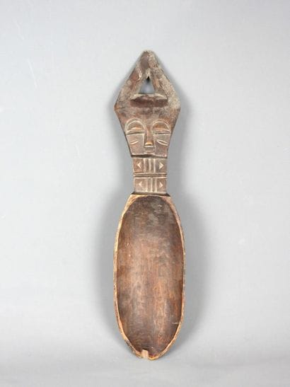 DAN, Côte d'IVOIRE: Wooden spoon, the handle...