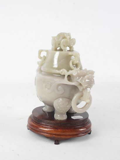CHINE : brule parfum en jade, les prises...