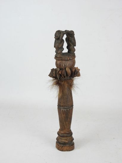 Democratic Republic of the Congo.
Wood, hair,...