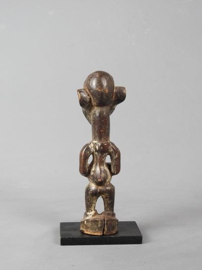 Statuette d'ancêtre en bois sculpté, Côte...