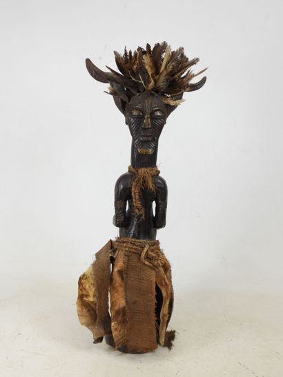 Large Janus statue, SONGYE, Democratic Republic...