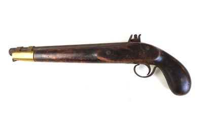 ARMES à FEU. Petit pistolet de traite à percussion...