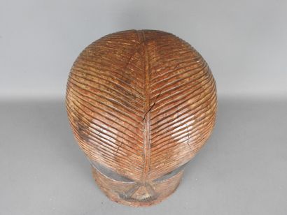 DRC
Kifwebe female mask, Songye. Heavy hardwood...
