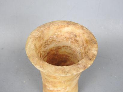 EGYPT: Alabaster vase. Old work in the Egyptian...
