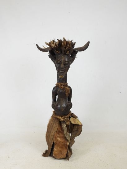 Large Janus statue, SONGYE, Democratic Republic...
