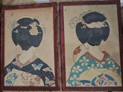 JAPAN, 20th century.
Lot of works on paper...