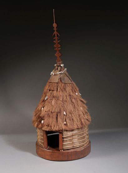 KANAK, Nouvelle Calédonie.
Bois, fibres végétales,...