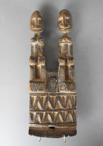 Dogon Mali lock box. Carved wood with patina....