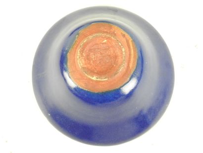 Lot composed of:
-Ceramic bowl with cracked...