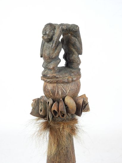 Democratic Republic of the Congo.
Wood, hair,...