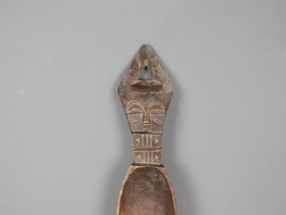 DAN, Côte d'IVOIRE: Wooden spoon, the handle...