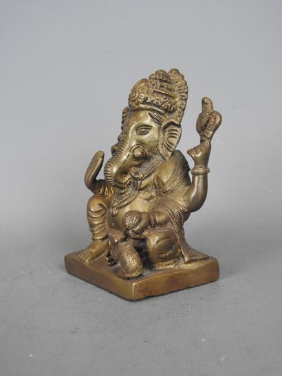 India.
Antique bronze domestic altar statue...