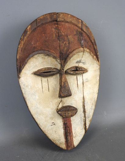 GABON
Vuvi dance mask, wood and pigment....