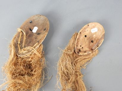 Deux masques de grade « Lukwakongo », LEGA,...