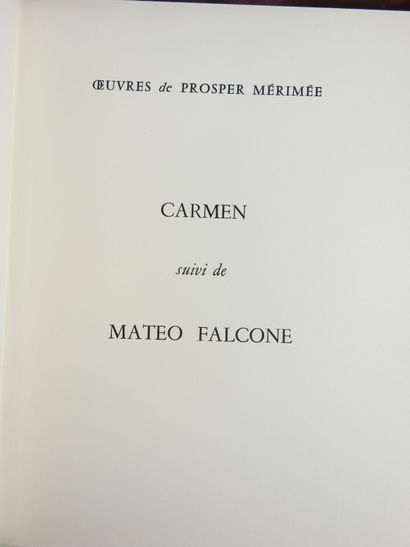 MÉRIMÉE, Prosper. Pierre Ambrogiani ill....