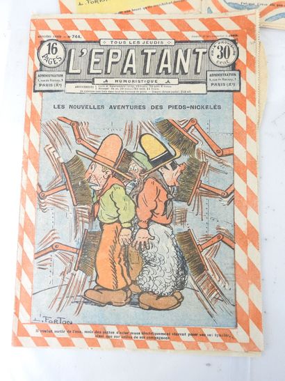 Journal l'EPATANT. Six exemplaires de 1921...