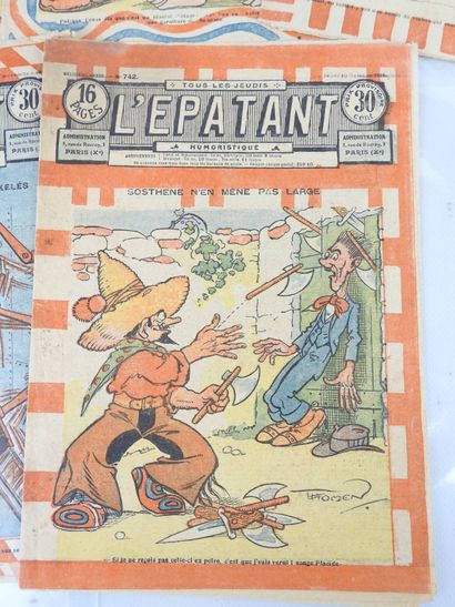 Journal l'EPATANT. Six exemplaires de 1921...