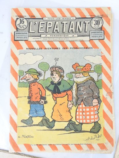 Journal l'EPATANT. Six exemplaires de 1921...
