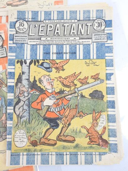 Journal l'EPATANT. Six exemplaires de 1921...