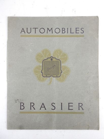 [AUTOMOBILIA]. Société des automobiles BRASIER....