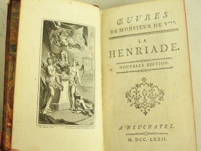 VOLTAIRE. La Henriade. Neufchâtel, Sans nom...