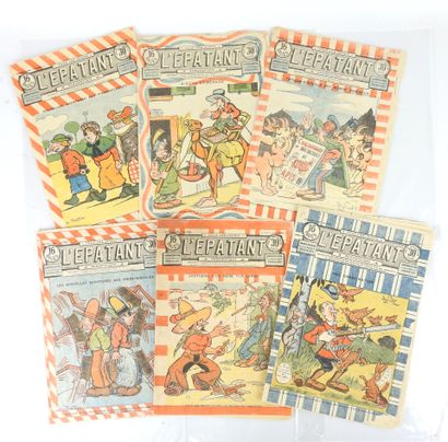 Journal l'EPATANT. Six exemplaires de 1921...