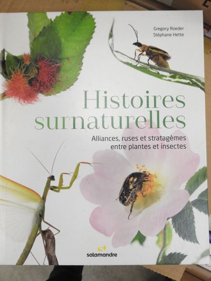 [NATURE]. 15 volumes sur les animaux et herbiers...