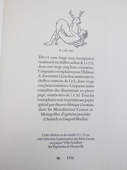 OVIDE. L'art d'aimer, llustrations d'Aristide...