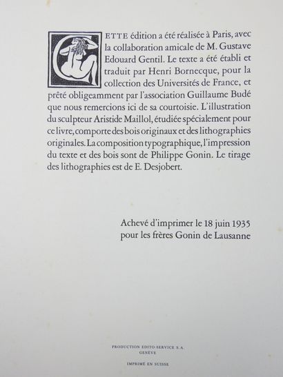 OVIDE. L'art d'aimer, llustrations d'Aristide...
