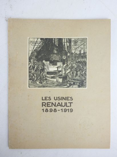 [AUTOMOBILIA]. Les usines Renault 1898-1919....