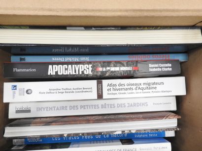 [NATURE - GUERRE]. 14 volumes divers sur...