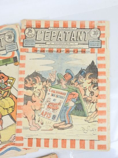 Journal l'EPATANT. Six exemplaires de 1921...