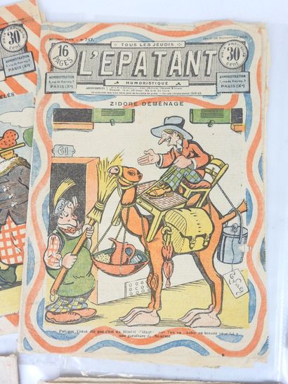 Journal l'EPATANT. Six exemplaires de 1921...