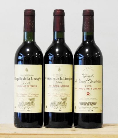 3 bottles
2 Chapelle de la Limagère - Bordeaux...