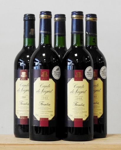 5 bottles
Comte de Négret - Fronton - 1998.
Wear...