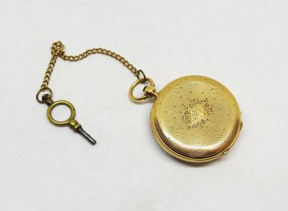 Montre de poche, boîtier et cuvette 18K
Diam.:...