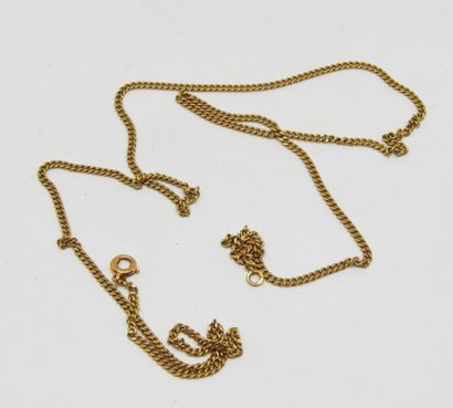 Chaine or 18 K
Longueur : 60 cm
Poids total...