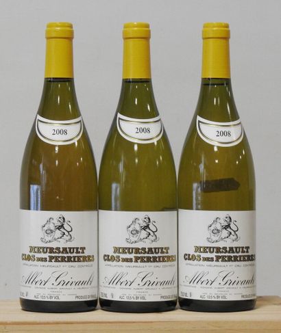 3 bouteilles
Domaine Albert Grivault - Meursault...
