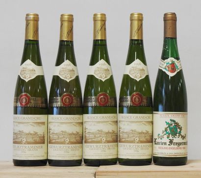 5 bouteilles
4 Gewurztraminer GC - 1996.
1...