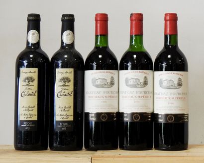 5 bouteilles
3 Château Fourchou - Bordeaux...