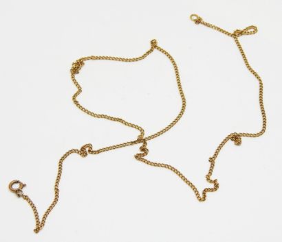 Chaine or 18 K 
Longueur : 51 cm
Poids total...