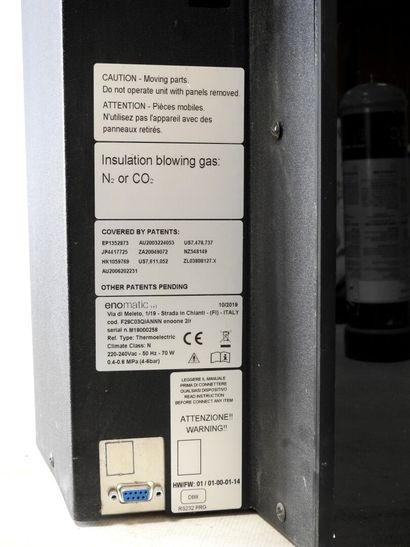 ENOMATIC
Distributeur de vin au verre à deux...