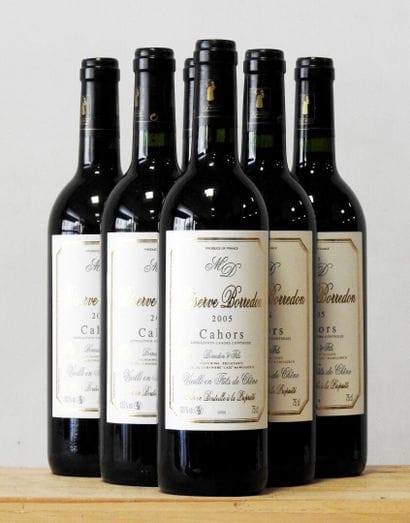 6 bottles
Réserve Borredon - Cahors - Borredon...
