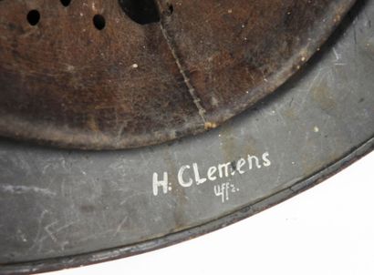 GERMANY. Model 1935 steel helmet painted...
