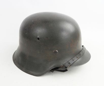 GERMANY. Model 1942 steel helmet painted...
