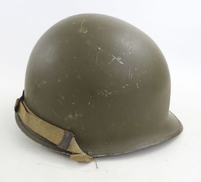 USA. Casque US M1 avec pattes fixes et jonc...
