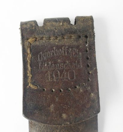 GERMANY. Heer iron belt plate (deformed)...