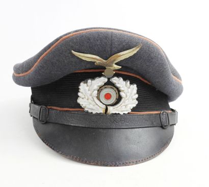 GERMANY. Luftwaffe signals NCO cap in blue-gray...