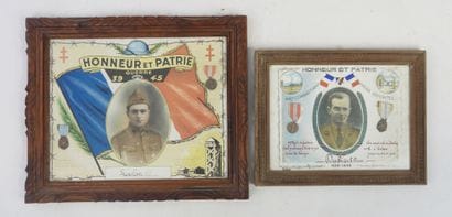 CADRES. Ensemble de 2 cadres 