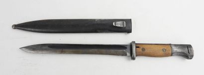 ALLEMAGNE. Baïonnette Mauser 98 K, lame non...